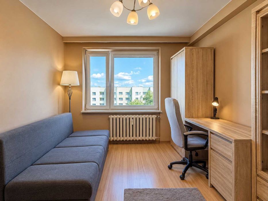Dwa Osobne Pokoje 50 m2 | Osobna Kuchnia | Balkon | Zwierzęta Akceptowalne