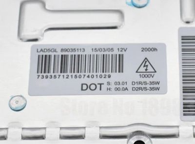 Balastro xenon LAD5GL.890.35113
