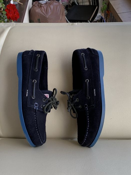 U.S. Polo Assn buty żeglarskie zamszowe r. 42 granatowe