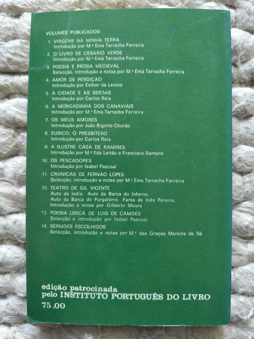 Livro "Sermões Escolhidos " de Padre António Vieira
