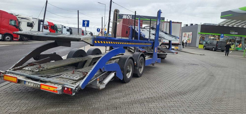 DAF  Lohr autotransporter 2006 + przyczepa