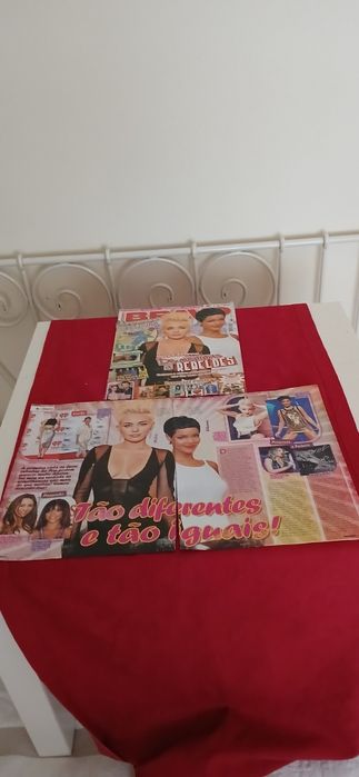 Capa Bravo + artigo Miley e Rihanna