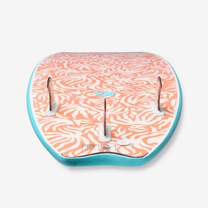 Prancha de Surf em espuma 6'6 swallow tail 55L turquesa