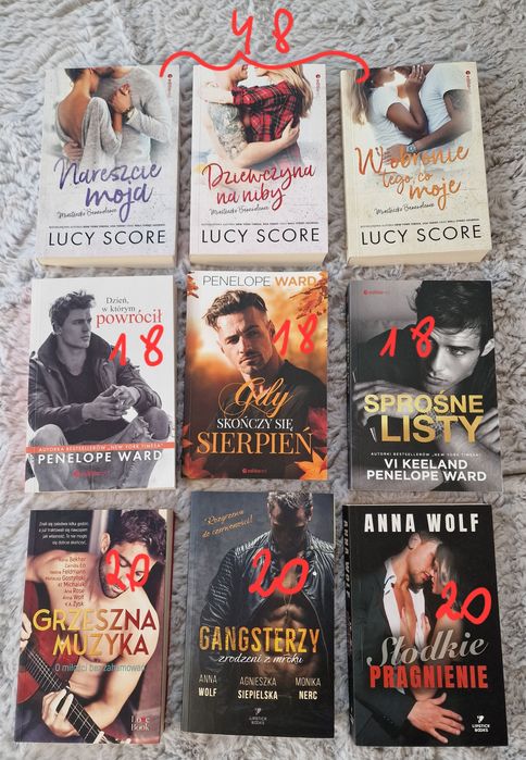 Książki romanse ...