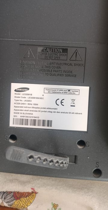 TV  Samsung 39 polegadas Modelo LE32S81B
Modelo: LE32S81B