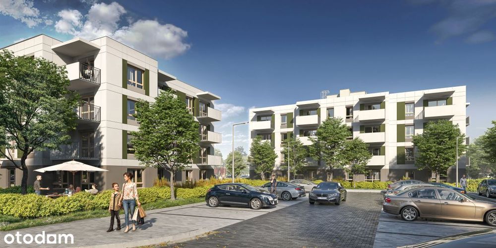 3-pokojowe mieszkanie 62m2 + ogródek Bez Prowizji
