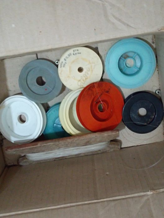 Ліска для рибалки радяньська і ГДР. Леска советская и немецкая