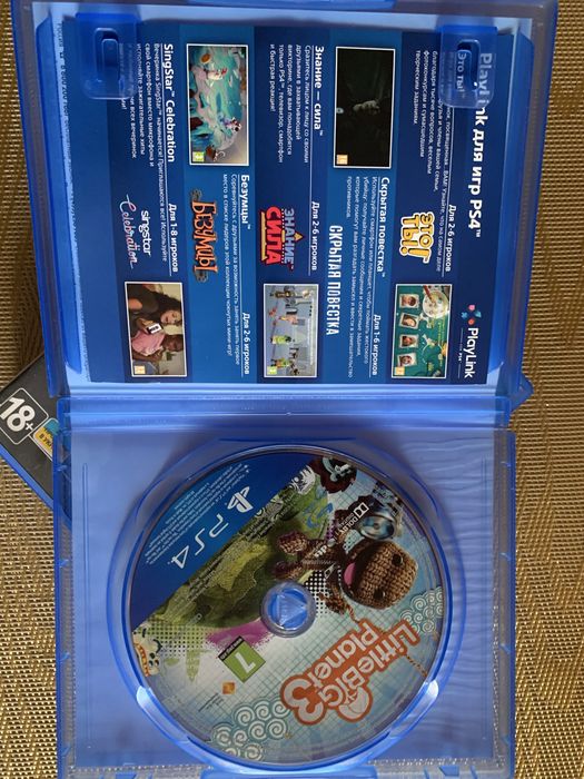 Диск ps4!! Litle big planet 3
