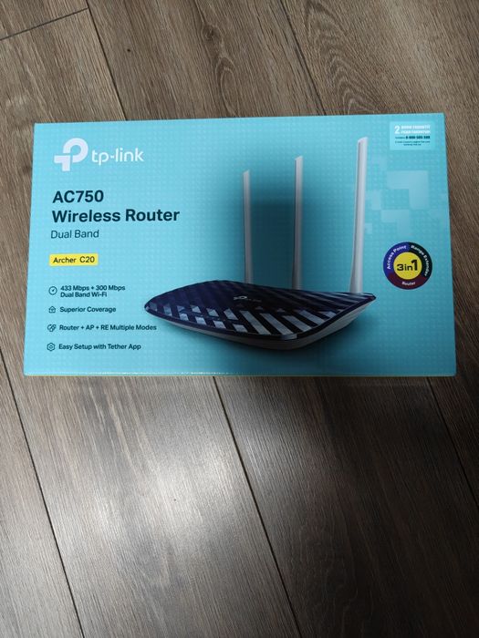 Роутер TP-Link Archer C20 (AC750)