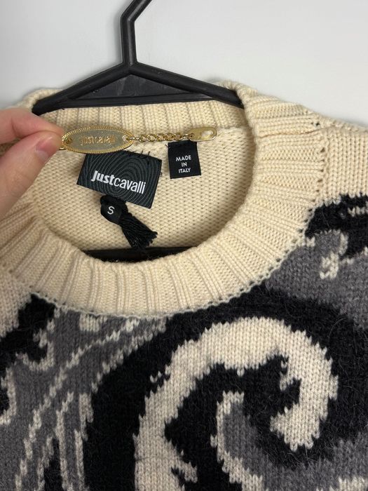 Sweter Roberto Cavalli Nowa Kolekcja Wool / Mohair