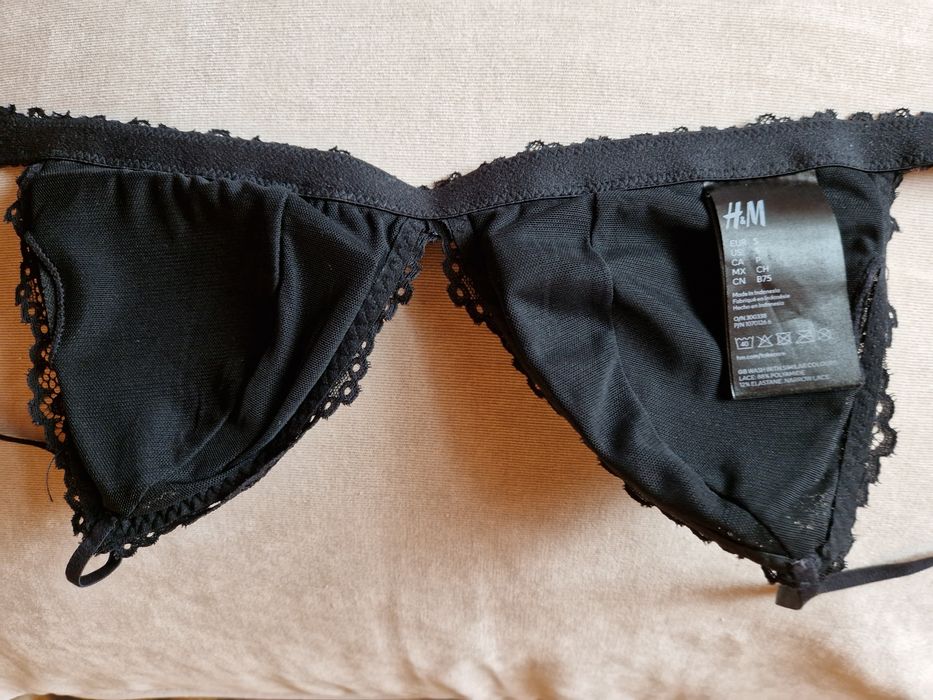 Biustonosz stanik H&M 75B czarny