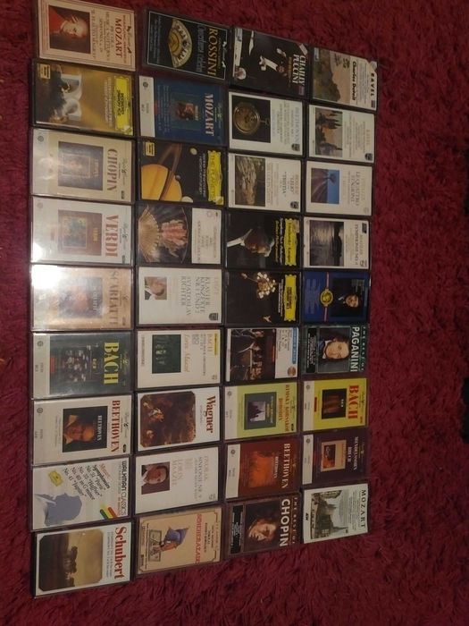 Lote 36 áudio cassetes raros musica clássica