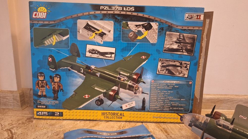Klocki Cobi Łoś PZL. 37B