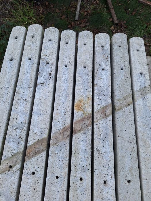 Słupki ogrodzeniowe betonowe