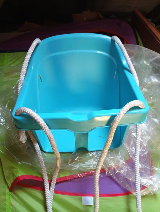 Huśtawka kubełkowa dla dzieci