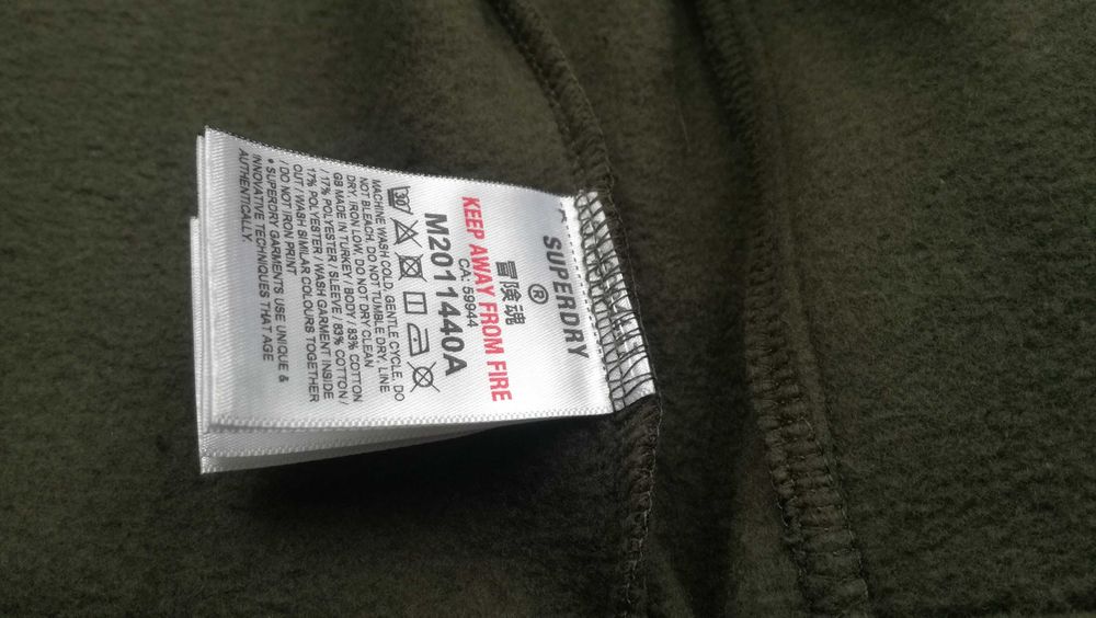 Bluza Kurtka Superdry Crossing Jersey Bomber