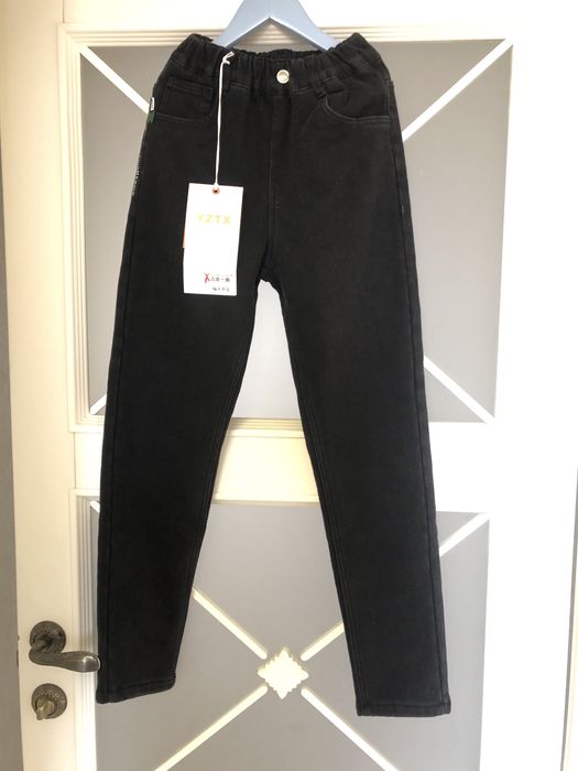 Джинсы утепленные, детские, 160 рост