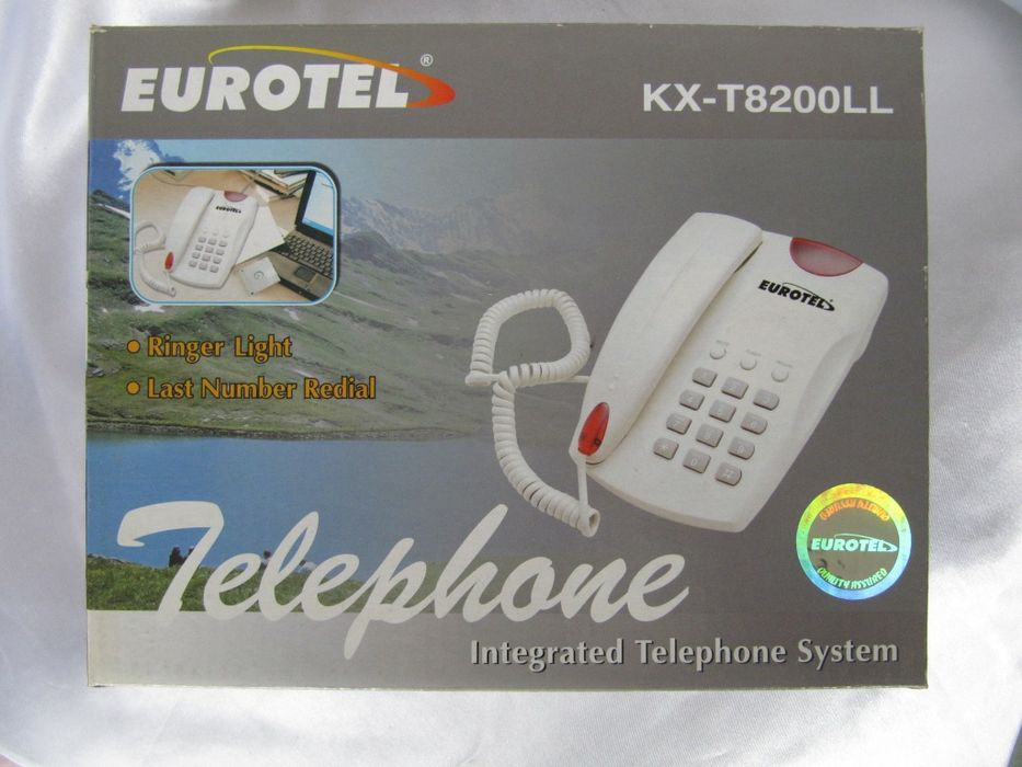 Телефон стационарный кнопочноый Eurotel KX-T8200LL,новый