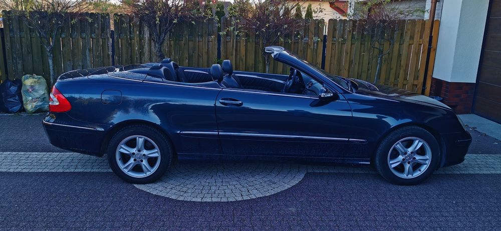 Mercedes clk kabriolet. Bezwypadkowy Pierwszy lakier