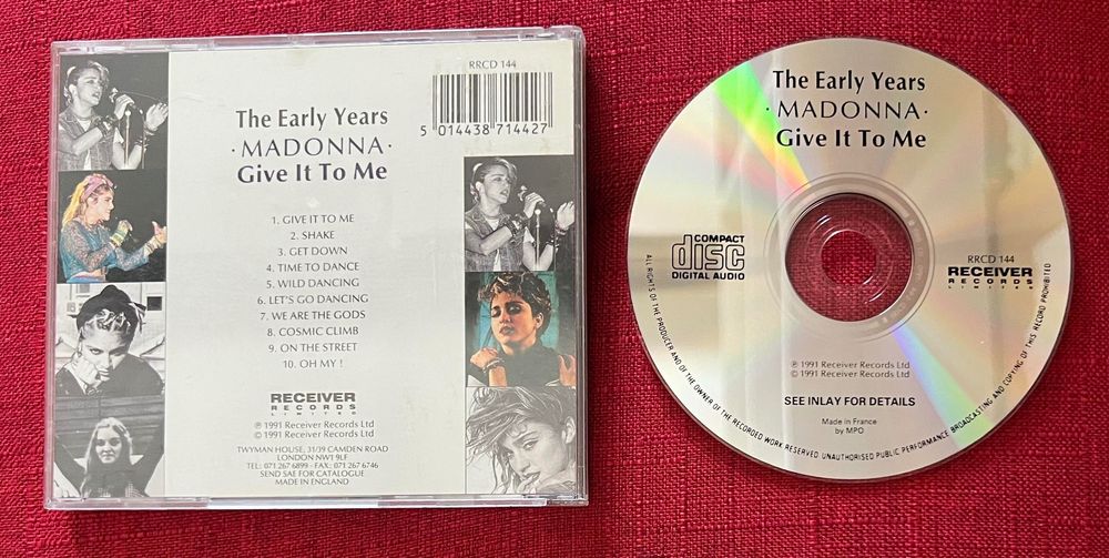 madonna lote - 01 cd album + 03 cd single