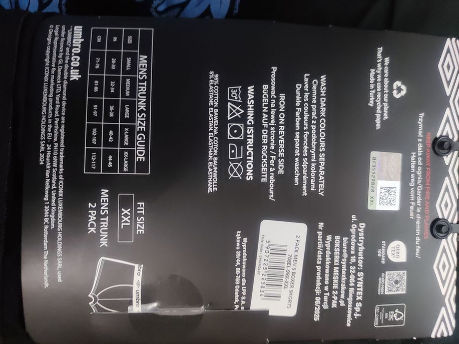 Bokserki męskie nowe xxl