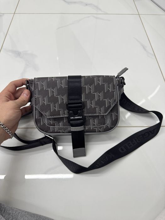 НОВА!!!Сумка-Месенджер чоловіча Karl Lagerfeld Monogram