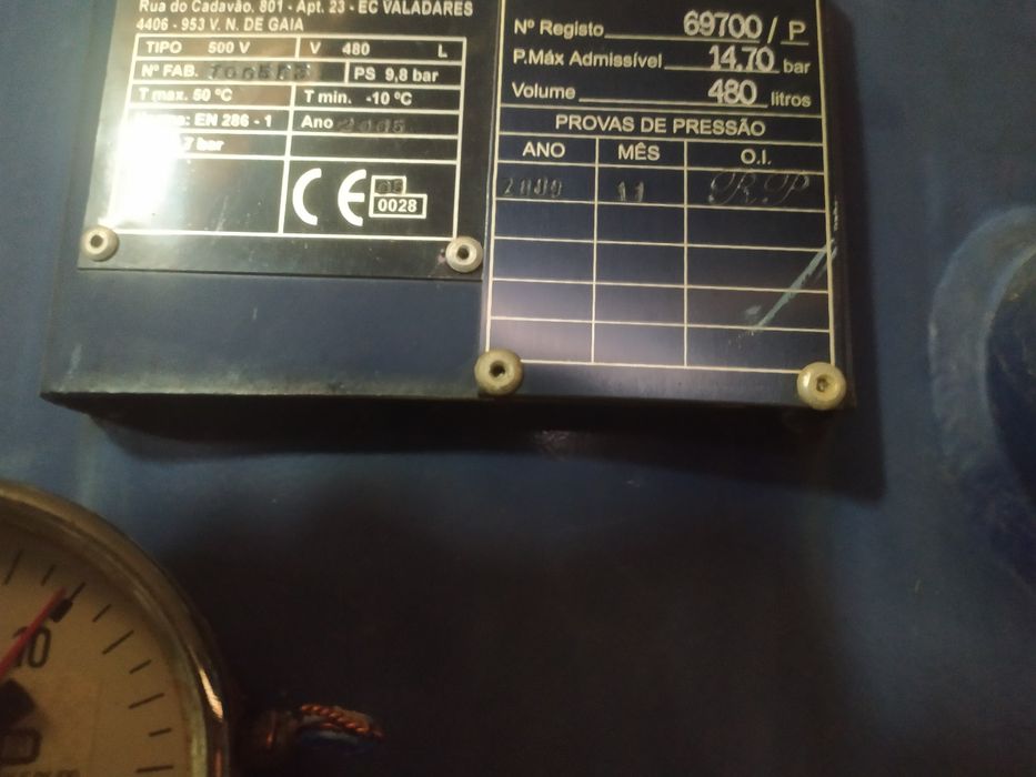 Depósito de Ar Compressor