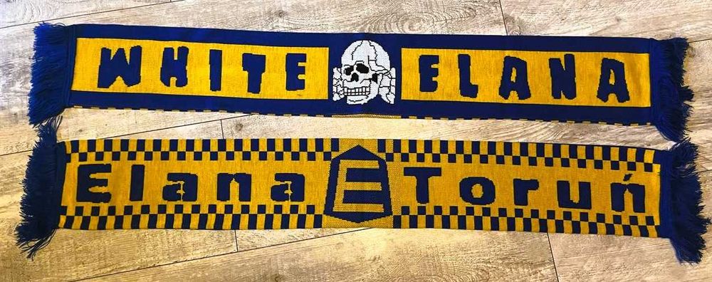 ELANA TORUŃ !! Szalik szal piłkarski sportowy