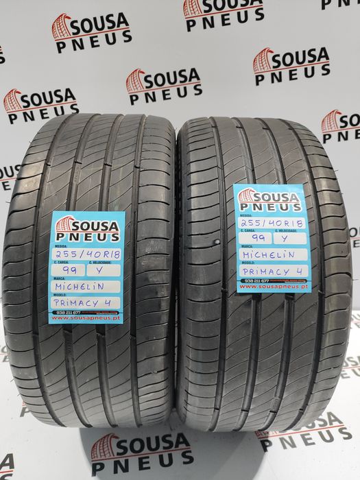 2 pneus semi novos 255-40R18 Michelin Primacy 4 99V  - Oferta dos port