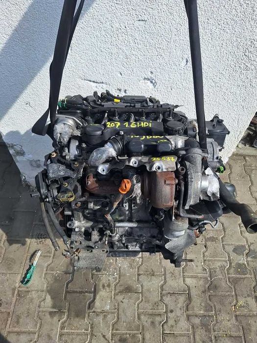 Peugeot 207 1.6 HDI Silnik 10JB80 9H2