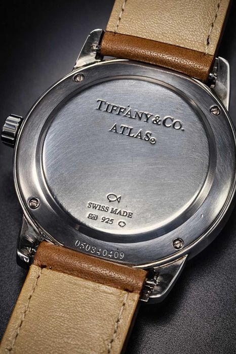 Zegarek Tiffany Atlas srebro! 37mm