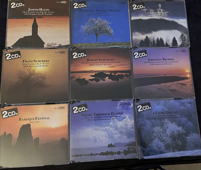 Lote de CD’s de música clássica