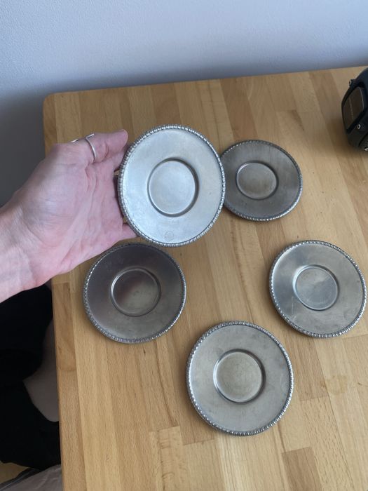 Фарфоровая тарелочка бронзовая тарелочка металлическая тарелочка