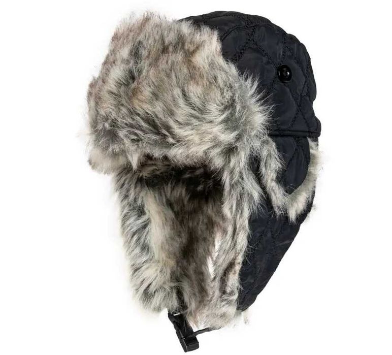 Зимова шапка вушанка Mil-Tec-чорна (12104602)