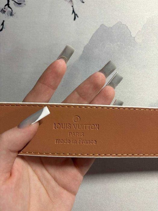 pasek Louis Vuitton biały