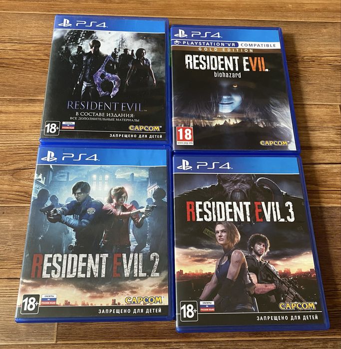Sony PS4: Одни из нас, Resident Evil, Doom, Metro, Remnant, Darksiders