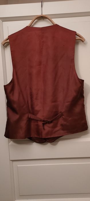 Жилетка шкіряна з гаманцями