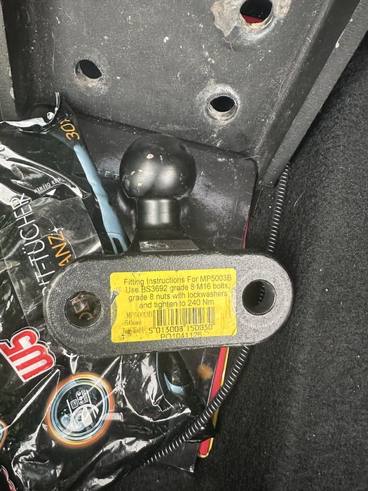 Hak i wzmocnienie 3500kg