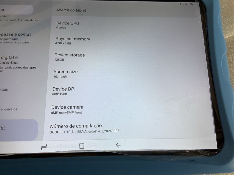 Tablet Doogee 10.1 para criancas