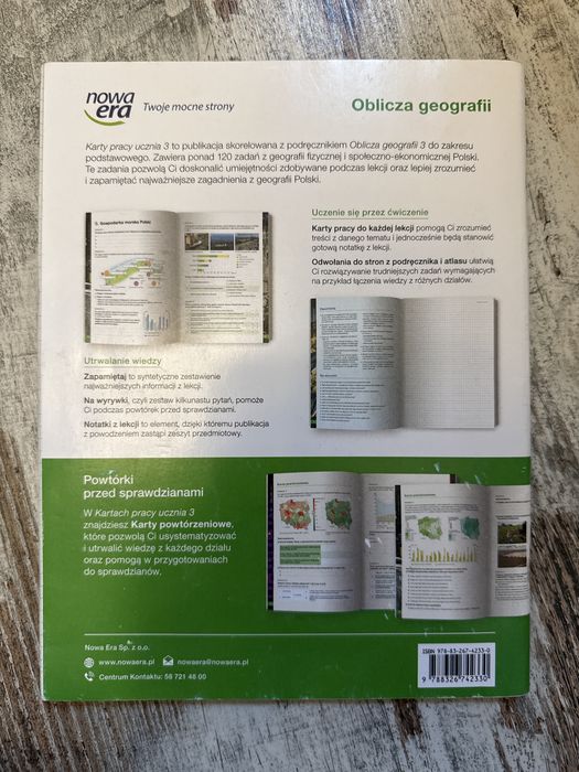 Oblicza geografi 3 karty pracy