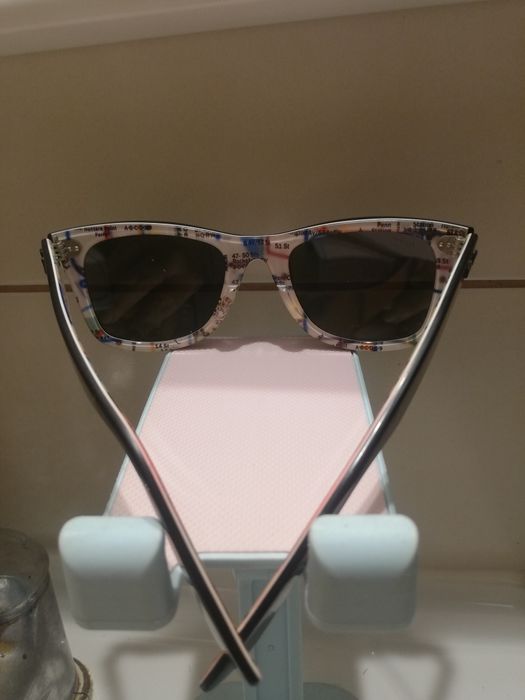 Okulary Ray ban w pokrowcu Emporio armani