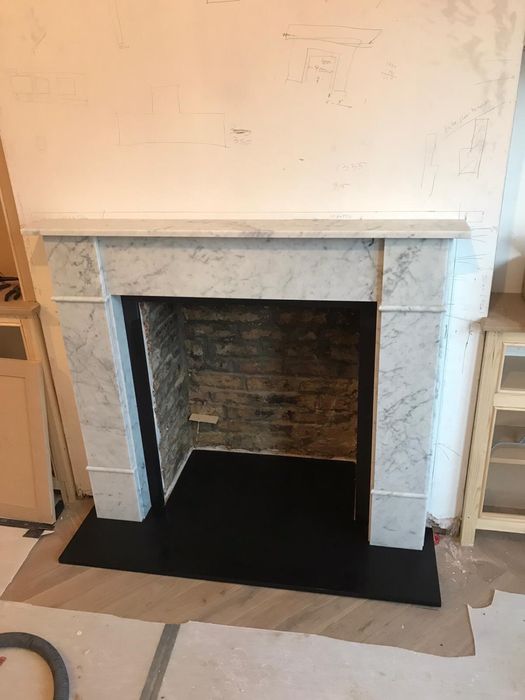 Lareira marmore à medida