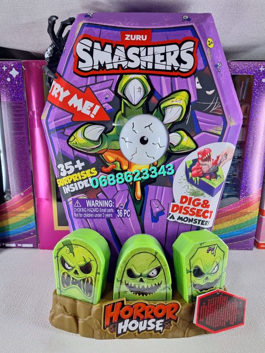 Набір Великий Будинок Жахів Діно Smashers Mega Horror House