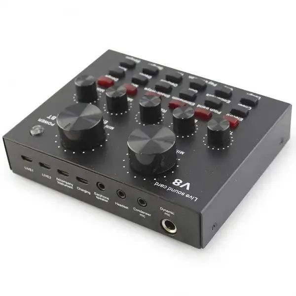 Наружная звуковая аудиокарта Live Sound Card V8 для мікрофона 7635: 289 ...