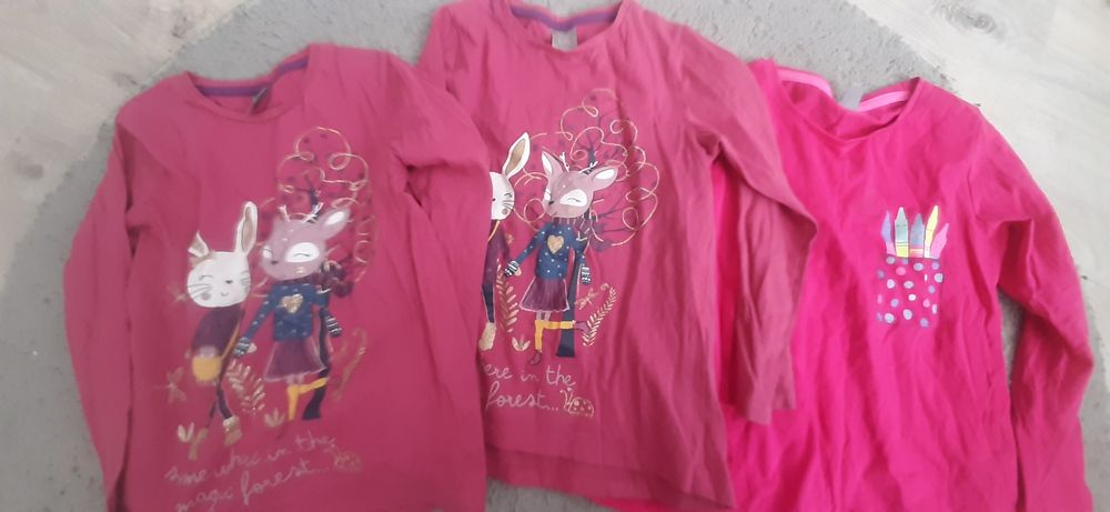 Bluzeczki z długim rękawem