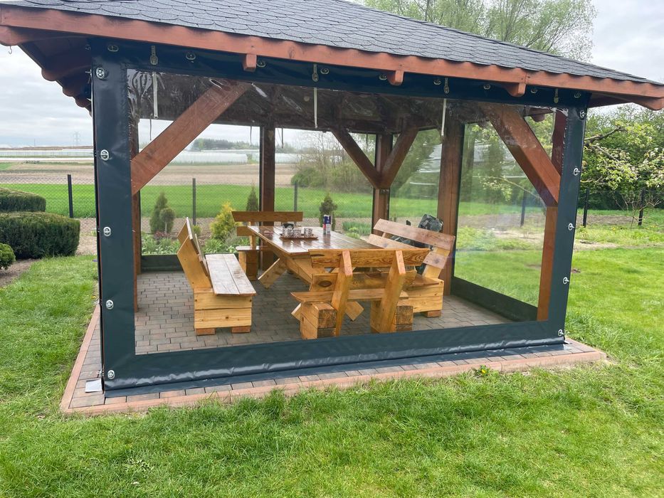 Osłona Zabudowa Tarasu Altanki Całoroczne Taras, Altana , Wiata