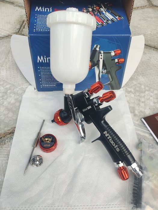 Краскопульт Devilbiss SRI Pro Lite mini jet NTools hvlp