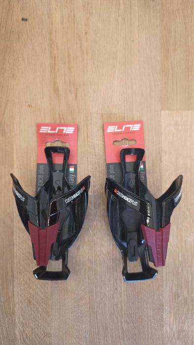 koszyki bidonu Elite Custom Race Plus czarny/fioletowy 2 szt