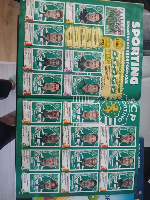 Caderneta de cromos futebol completas (1liga 2014/15 e mundial 2014]a