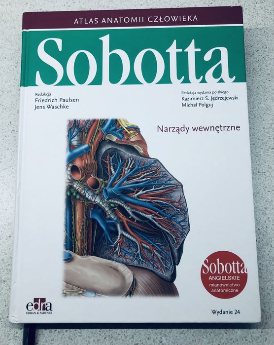 Atlas Anatomii Człowieka" autorstwa Sobotta